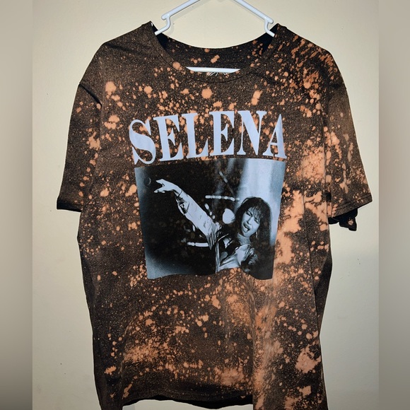 XL Bleached “Selena” Shirt - Picture 1 of 5
